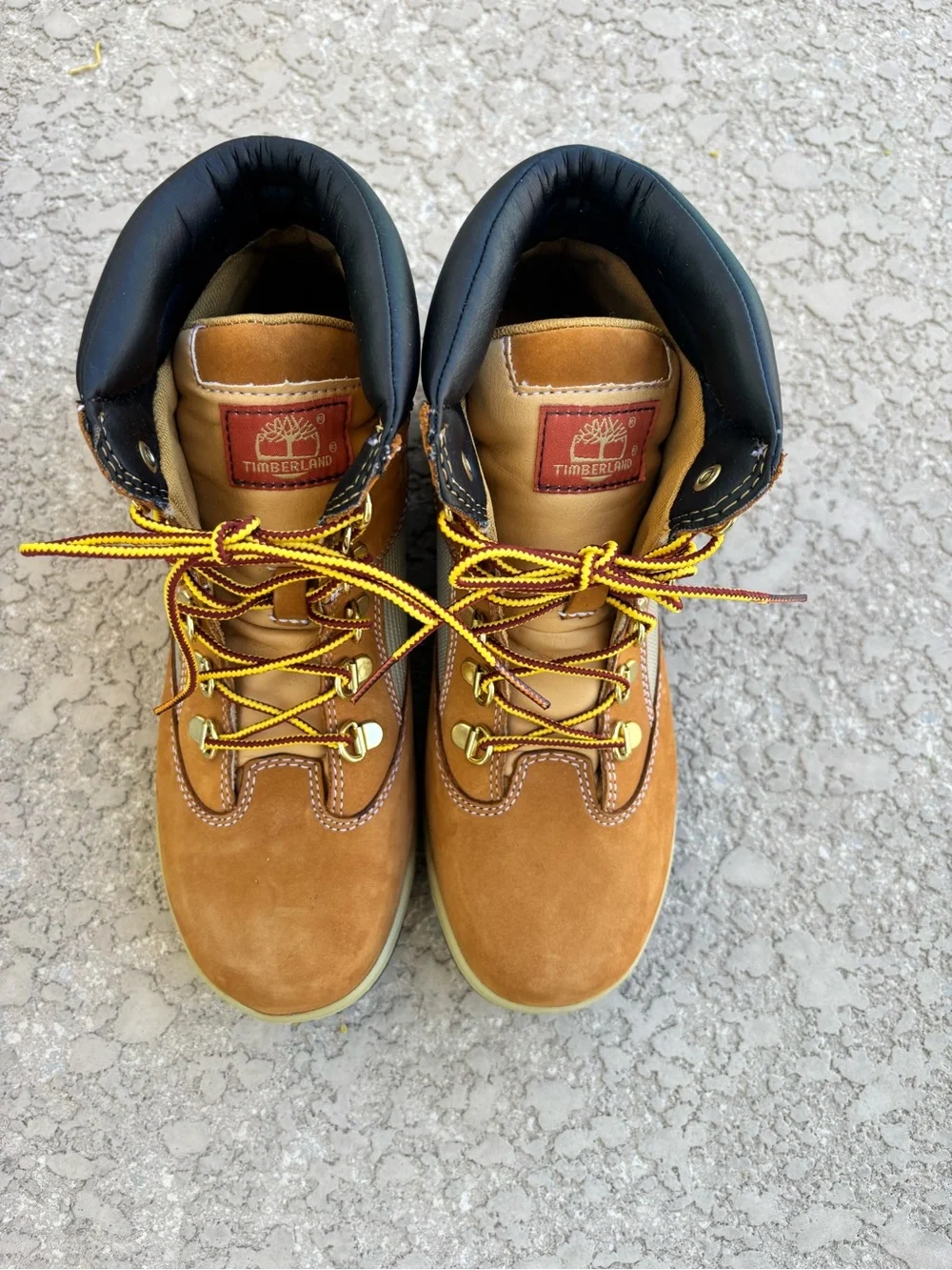 Timberland 6-Inch Field Boot Junior Wheat Size 7 Youth Men New in Box